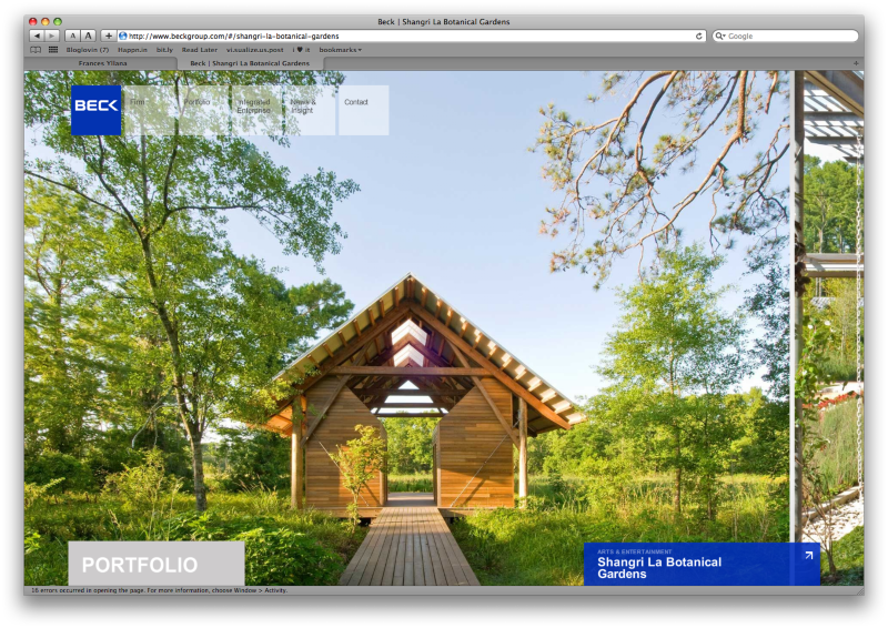 The Beck Group site Frances Yllana